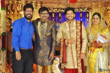 Music Director Koti Son Rajeev Wedding Reception Photos